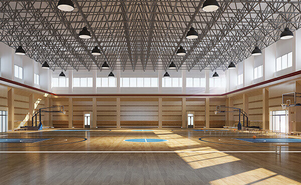 Stadiums and gyms
